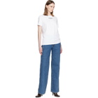 BALMAIN White 'Givenchy Paris' Print T-shirt