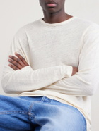 Hartford - Linen-Jersey T-Shirt - Neutrals