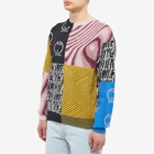 Fucking Awesome Men's Cult of Personality Crew Knit in Multi
