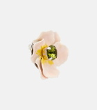 Simone Rocha Blooming Poppy embellished earrings