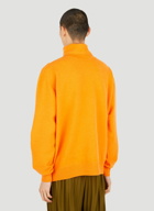 High Neck Sweater in Orange