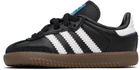 adidas Kids Baby Black Samba OG Sneakers