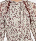 Chloé Floral silk georgette gown