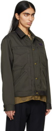 NEEDLES Gray Penny Denim Jacket