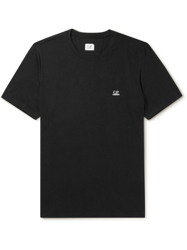 Photo: C.P. Company - Logo-Print Cotton-Jersey T-Shirt - Black