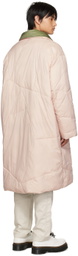 A. A. Spectrum Pink Blanks Reversible Coat