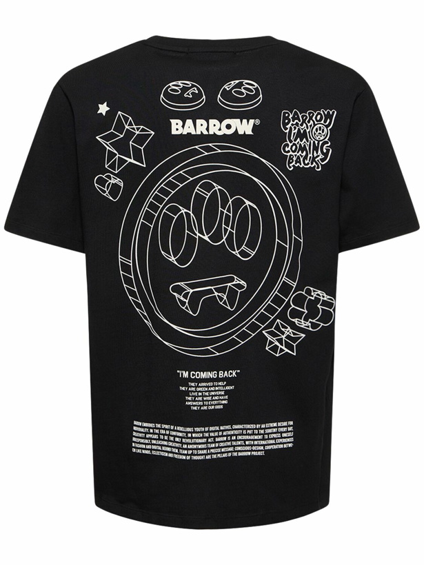 Photo: BARROW Logo Printed Unisex Cotton T-shirt