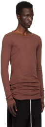 Rick Owens Brown Porterville Rib Long Sleeve T-Shirt