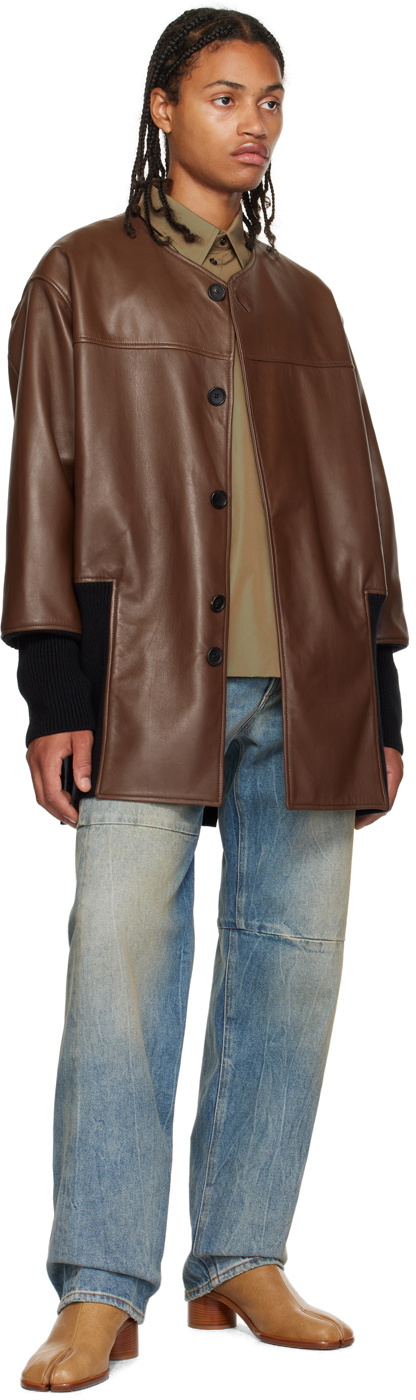 T/SEHNE Khaki Fold-Up Shirt