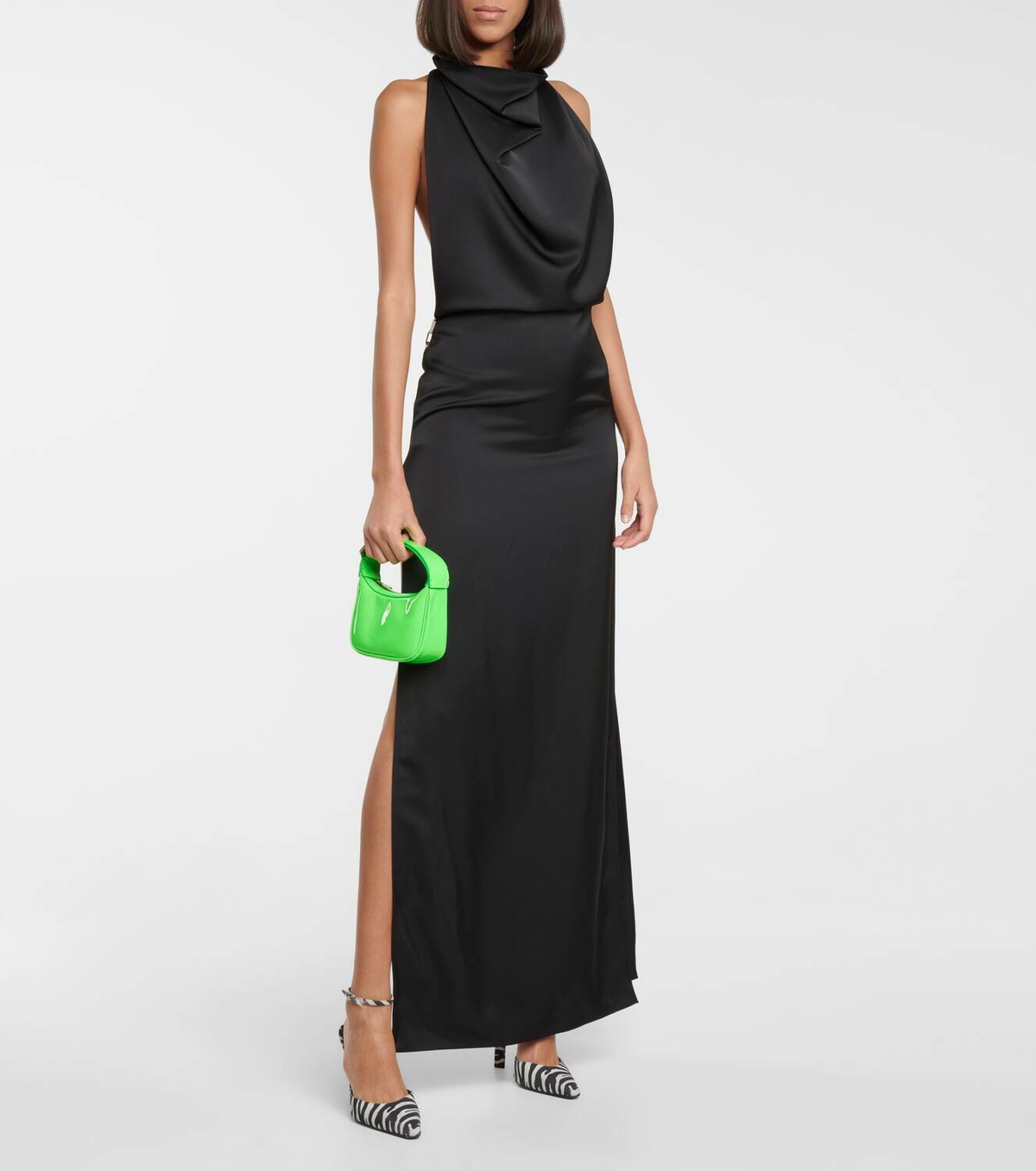 Eéra Moonbag Mini patent leather clutch