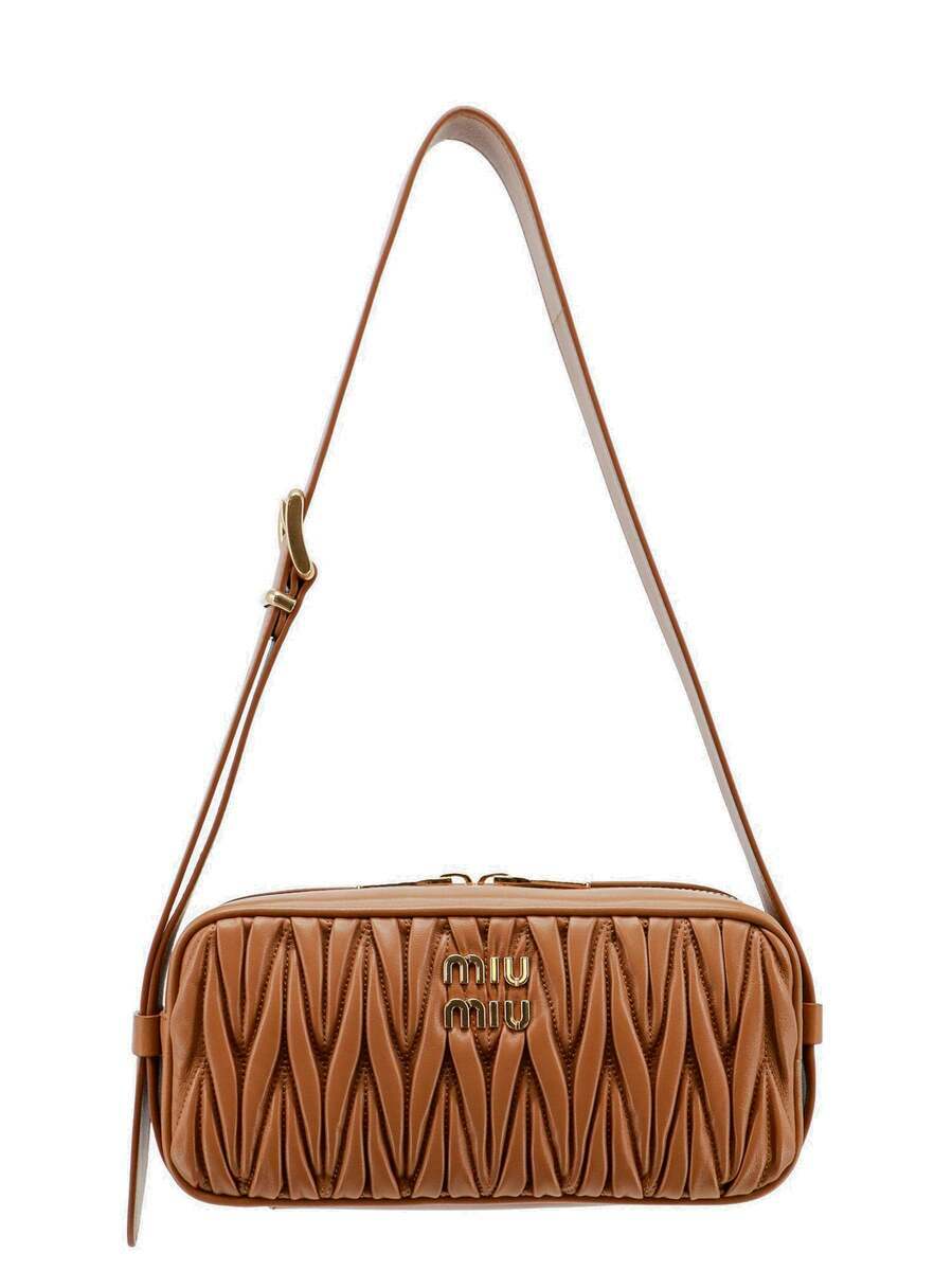 Miu Miu Shoulder Bag Brown Womens Miu Miu