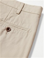 Sid Mashburn - Slim-Fit Straight-Leg Garment-Dyed Cotton-Twill Trousers - Gray