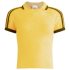 Adidas Women's Knit Cali Top in Eqt Yellow