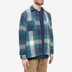 Wax London Men's Whiting Ombre Overshirt in Green