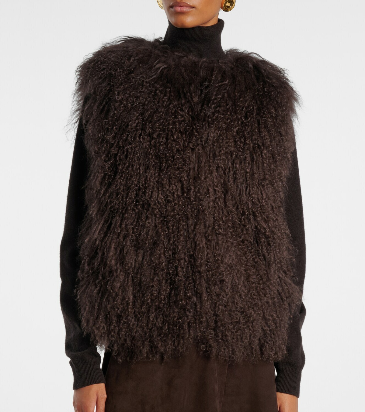 Yves Salomon Shearling vest