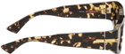 Bottega Veneta Tortoiseshell Oval Sunglasses