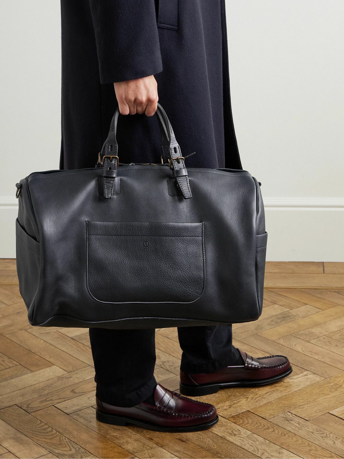 Bleu de Chauffe - Full-Grain Leather Holdall