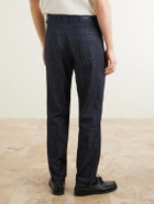 Slowear - Straight-Leg Pleated Jeans - Blue