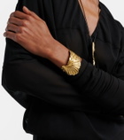 Ysso Birth of Venus 24kt gold-plated cuff bracelet
