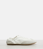 Saint Laurent Lewis leather and suede sneakers