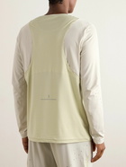 ON - Post Archive Faction Mesh-Panelled Stretch Recycled-Jersey T-Shirt - Neutrals