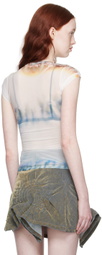 Masha Popova White Smokey Headlight T-Shirt