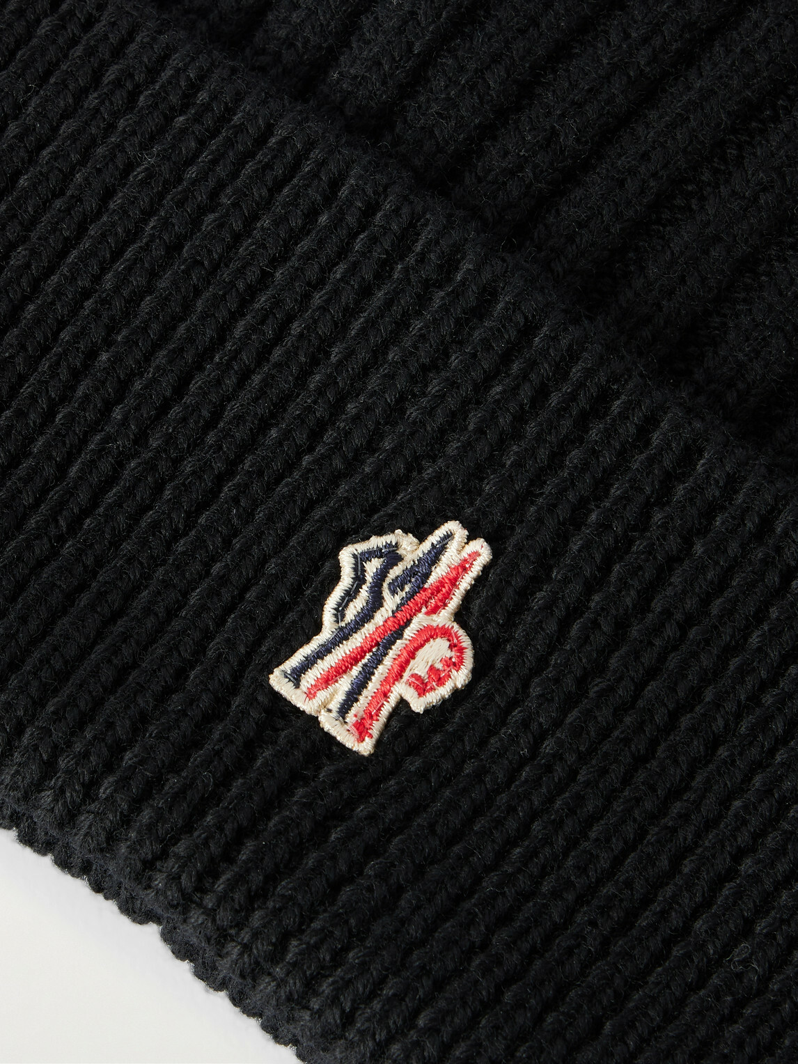 Moncler Grenoble - Logo-Appliquéd Ribbed Virgin Wool Beanie