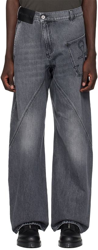 Photo: JW Anderson Gray Twisted Jeans