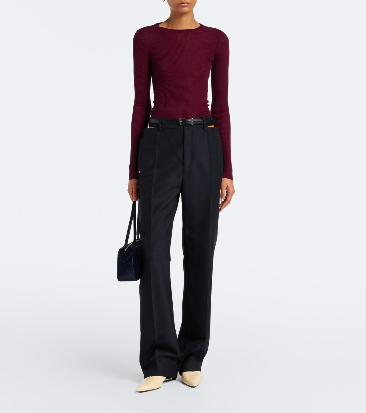 Jil Sander Ribbed-knit wool sweater