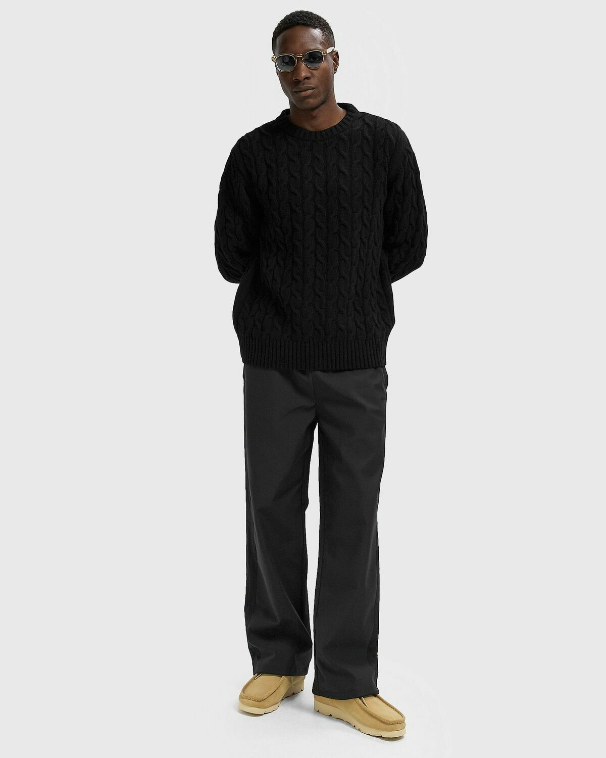 Arte Antwerp Arte Knit Sweater Black Mens Pullover