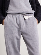 TOM FORD - Tapered Cashmere and Cotton-Blend Sweatpants - Gray