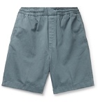 Acne Studios - Garment-Dyed Cotton-Twill Shorts - Green