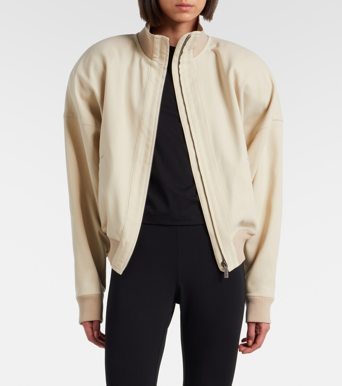 Gucci Cotton poplin bomber jacket