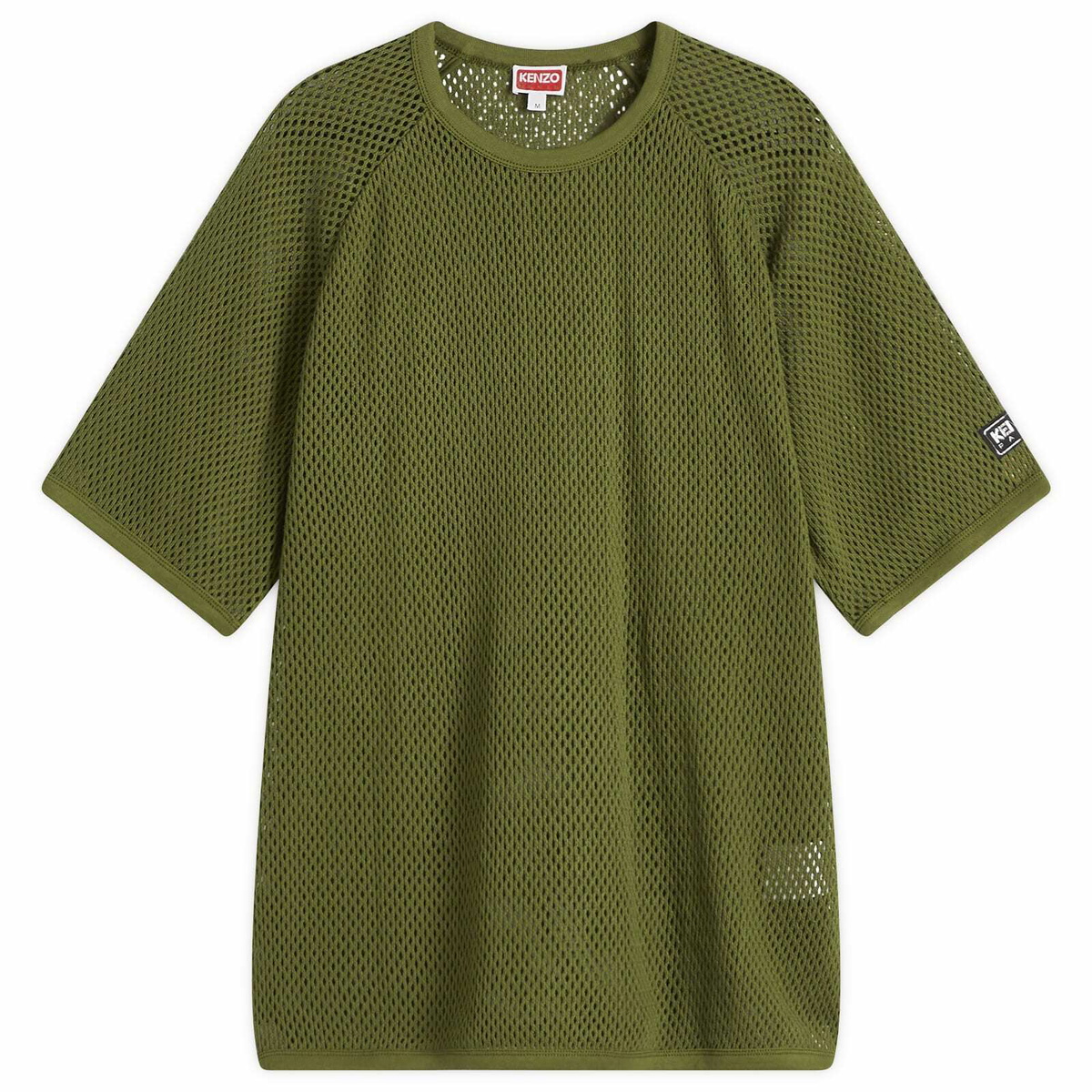 Kenzo Men's CNY Tiger Crest T-Shirt in Medium Red Kenzo