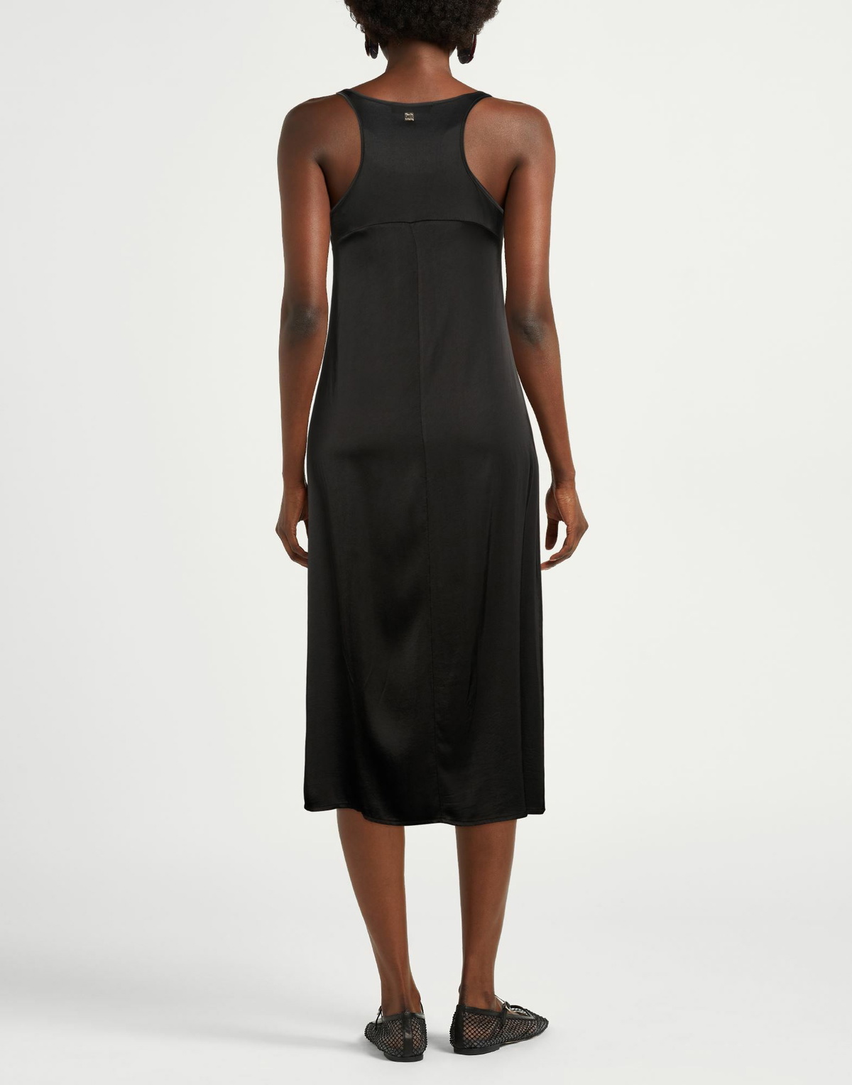 Manila Grace Womens Midi dress in Black
