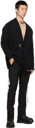 Givenchy Black Wool Padlock Cardigan