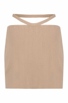 ANDREĀDAMO Knitted Mini Skirt