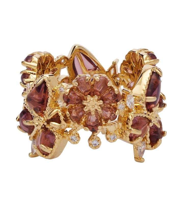 Photo: Zimmermann Bloom gold-plated embellished ring