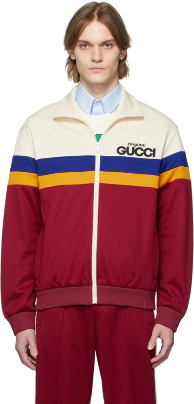 Photo: Gucci Multicolor 'Original Gucci' Jersey Jacket