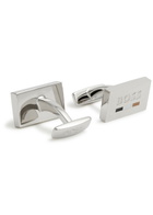 Boss Logo-engraved Metal Cufflinks - Silver - One Size