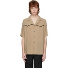 Davi Paris Beige Western Shirt