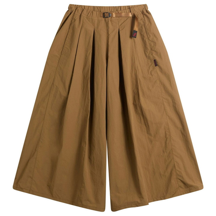 Photo: Gramicci Women's Nylon Flare Pant in Coyote
