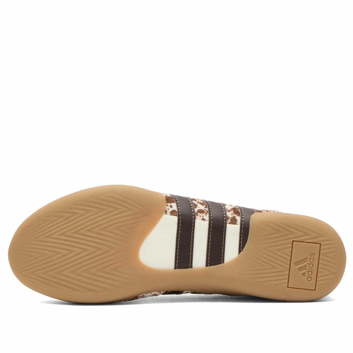 Adidas Women's Taekwondo Mei Ballet Sneaker in Off White/Dark Brown/Gum4