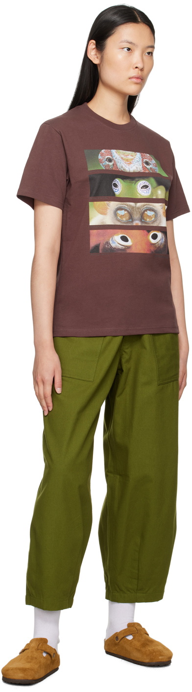 Gentle Fullness Brown Printed T-Shirt