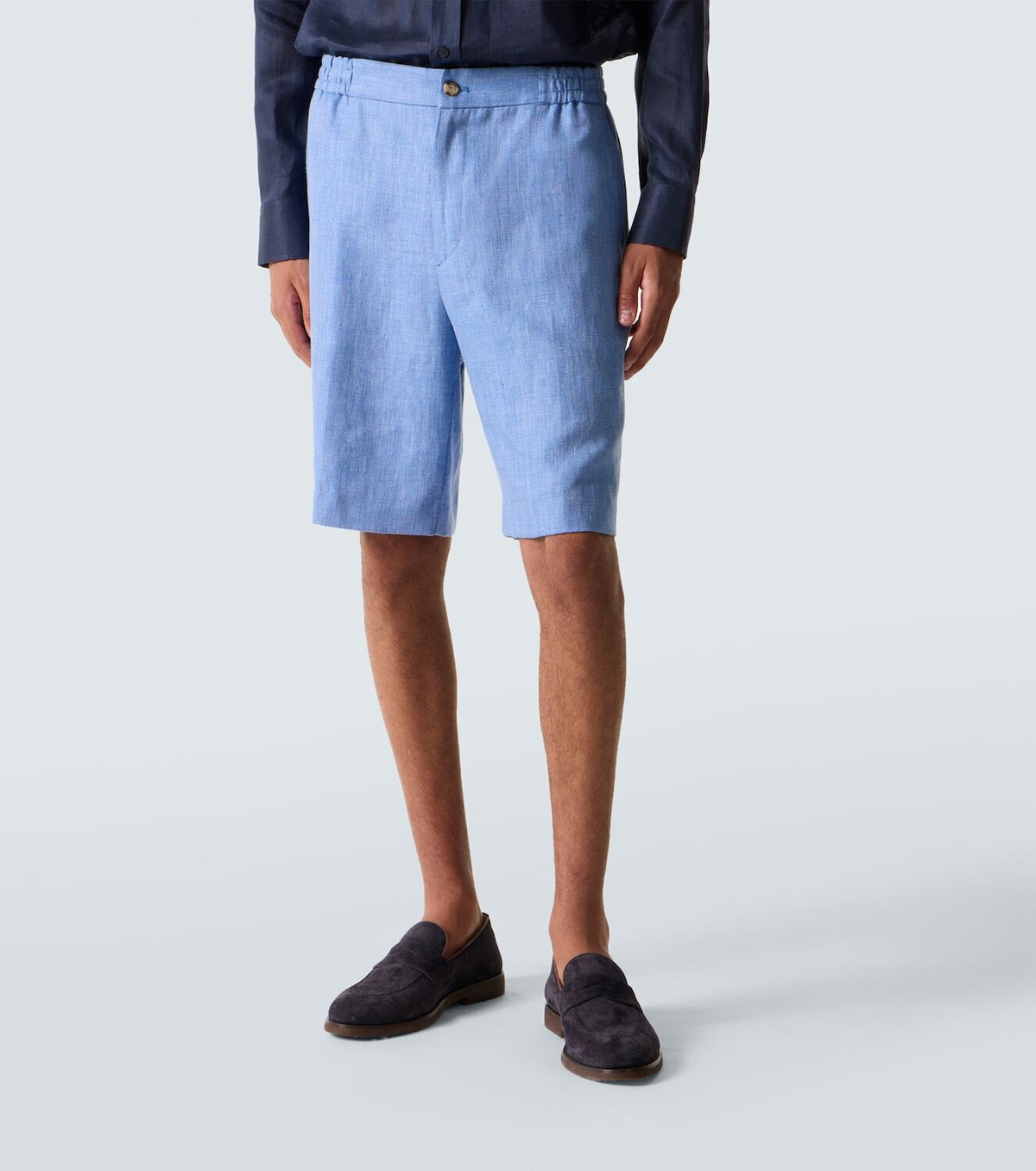 Etro Linen and wool shorts