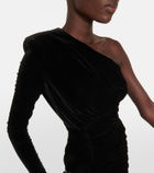 Alexandre Vauthier One-shoulder velvet minidress