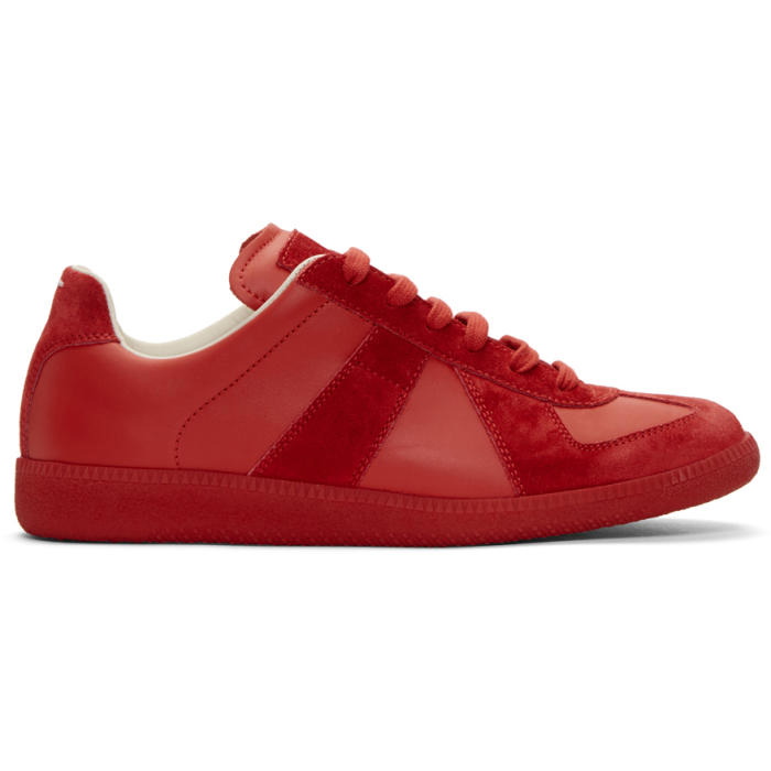 Photo: Maison Margiela Red Replica Sneakers