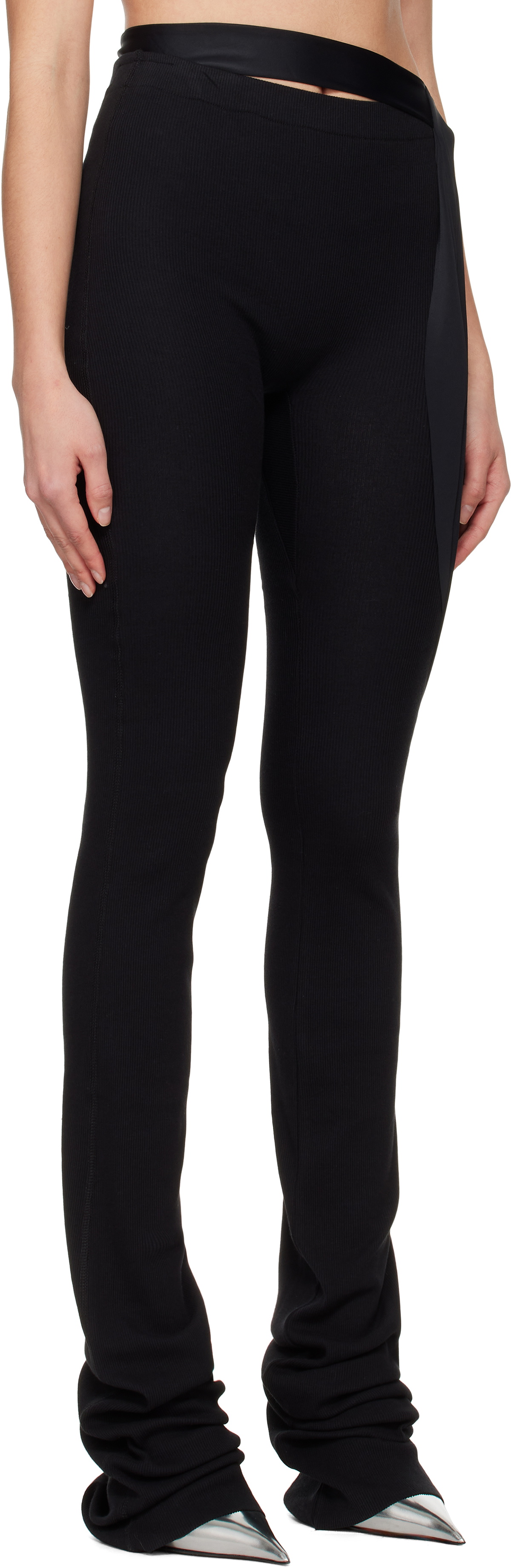 Ottolinger Black Drape Lounge Pants