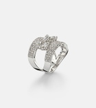 Yeprem 18kt white gold (750/1000) ring with diamonds