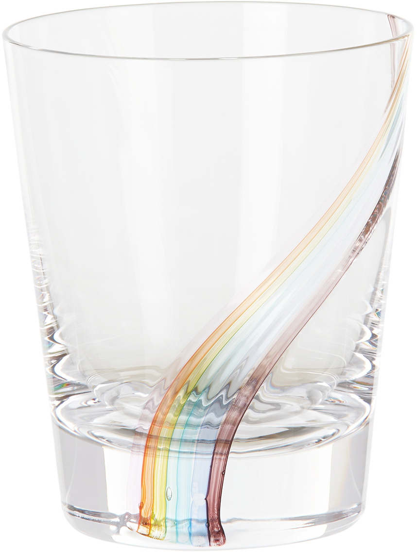SGHR Sugahara Clear Rainbow Iris Glass, 7.8 oz / 230 ml